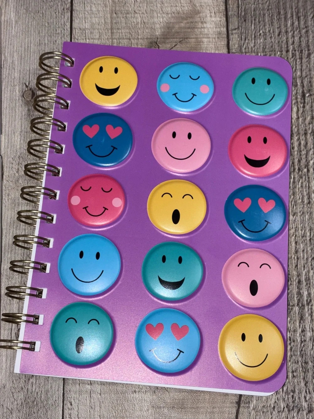 Smiley Face Notebook & Plastic Box w/Pencil